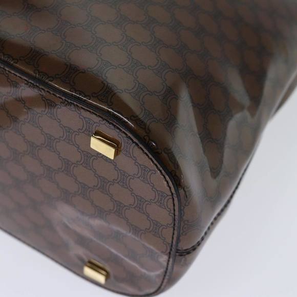 CELINE Macadam Canvas Tote Bag Brown Auth bs14321 - Picture 15 of 16